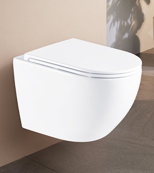 Generation 3 Rimless Tornado Quiet - Swirl Flushing WC With Slim UF Seat Cover – Aquant India